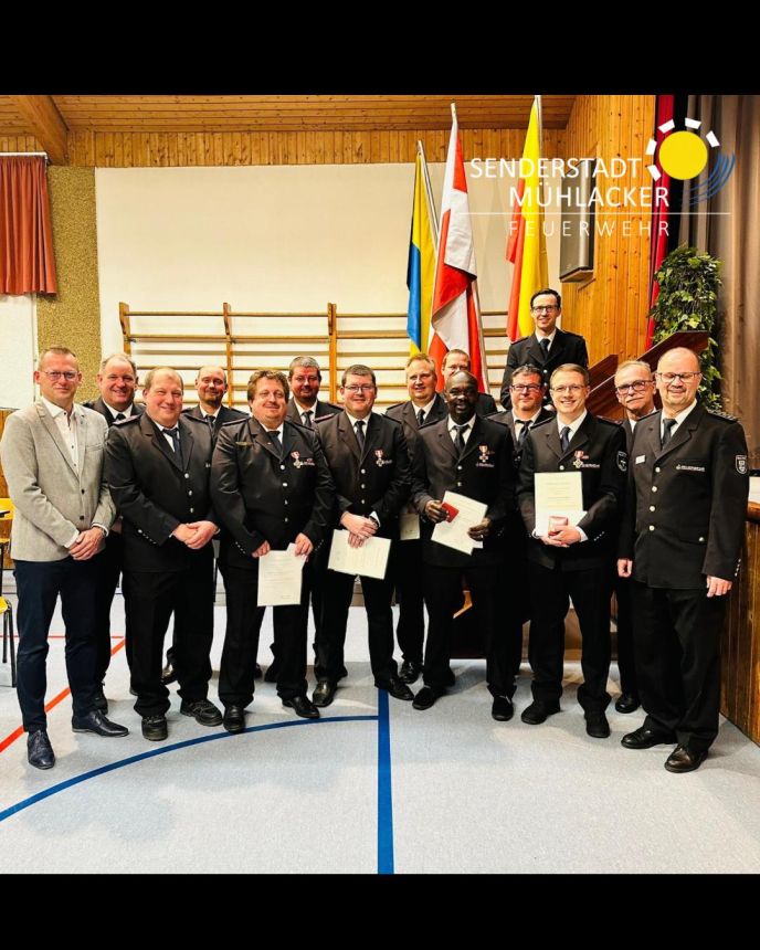 Hauptversammlung Feuerwehr Mühlacker in Großglattbach